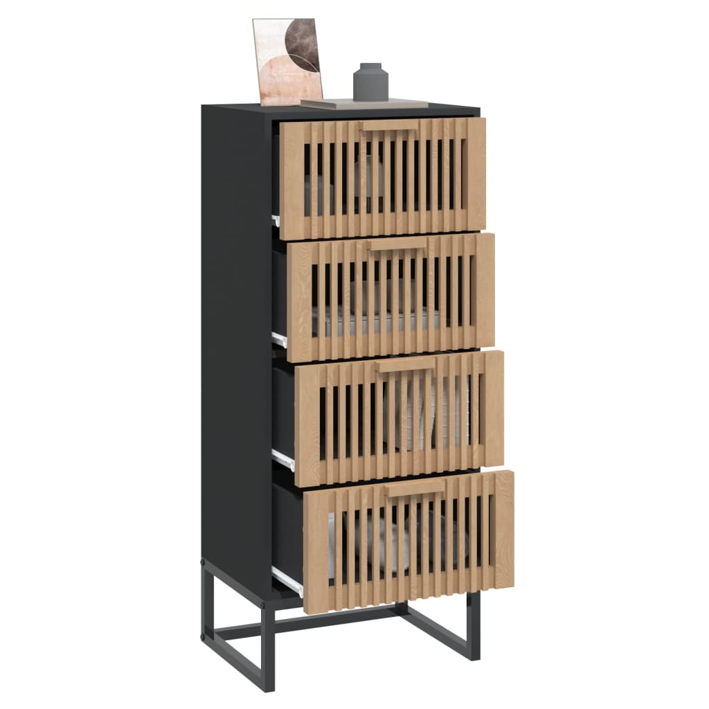 Hoge kast 40x30x95 cm bewerkt hout is nu te koop bij PeponiXL, paradijselijk wonen!
