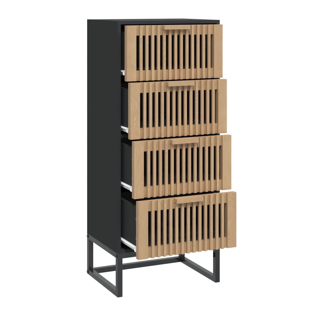 Hoge kast 40x30x95 cm bewerkt hout is nu te koop bij PeponiXL, paradijselijk wonen!