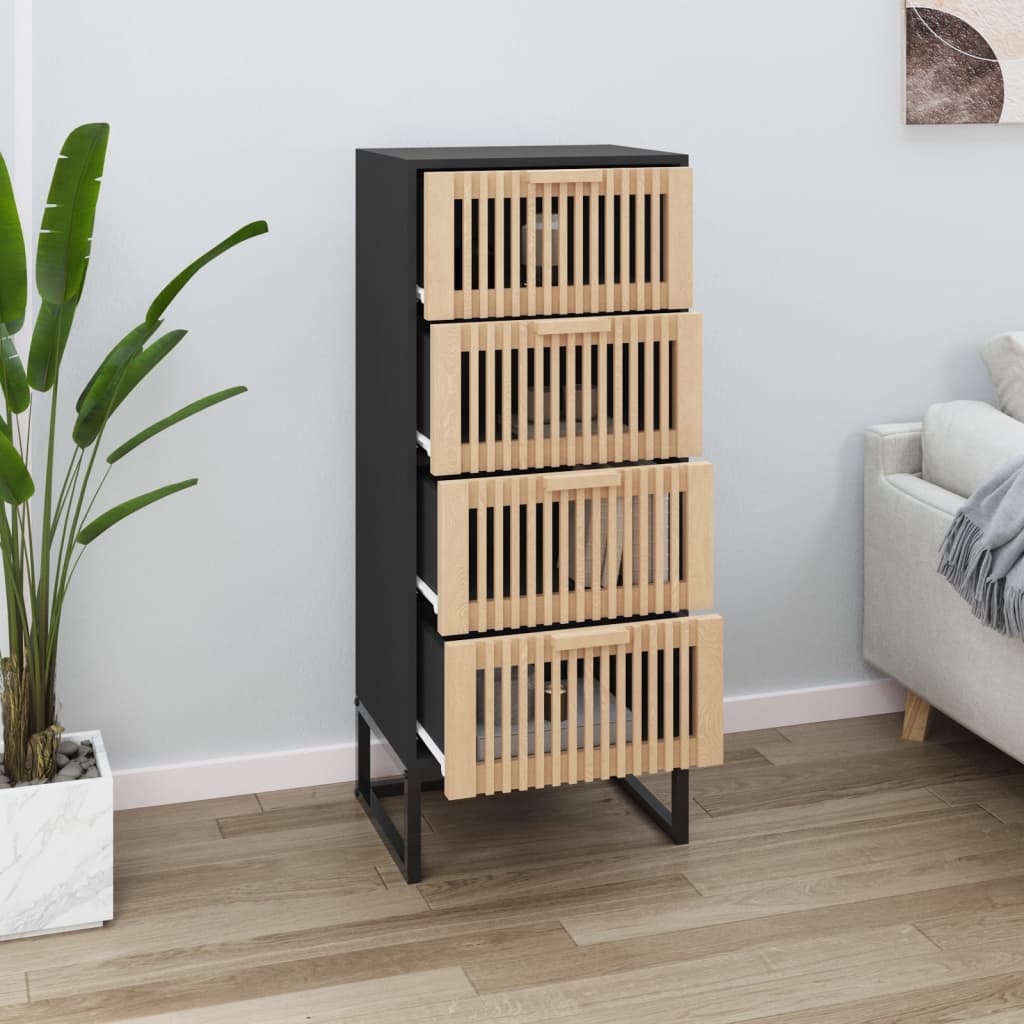 Hoge kast 40x30x95 cm bewerkt hout is nu te koop bij PeponiXL, paradijselijk wonen!