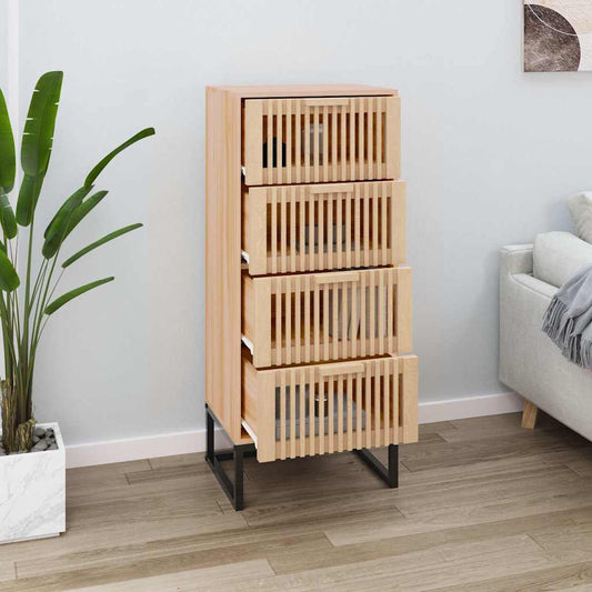 Hoge kast 40x30x95 cm bewerkt hout is nu te koop bij PeponiXL, paradijselijk wonen!