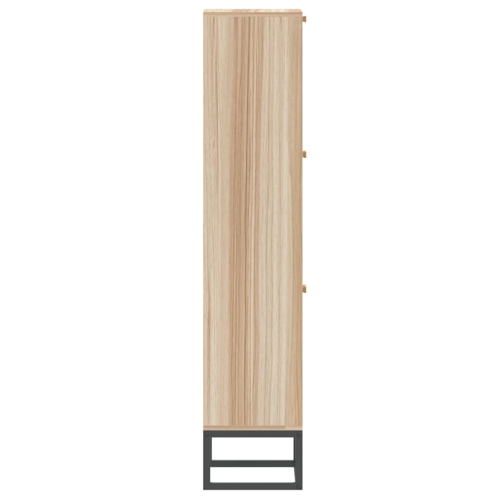 Schoenenkast 52x25x120 cm bewerkt hout is nu te koop bij PeponiXL, paradijselijk wonen!