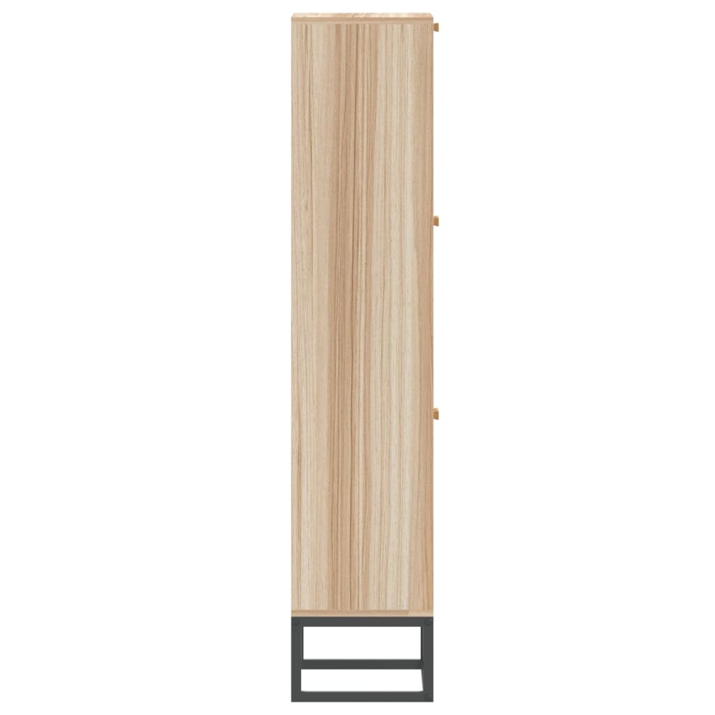 Schoenenkast 52x25x120 cm bewerkt hout is nu te koop bij PeponiXL, paradijselijk wonen!
