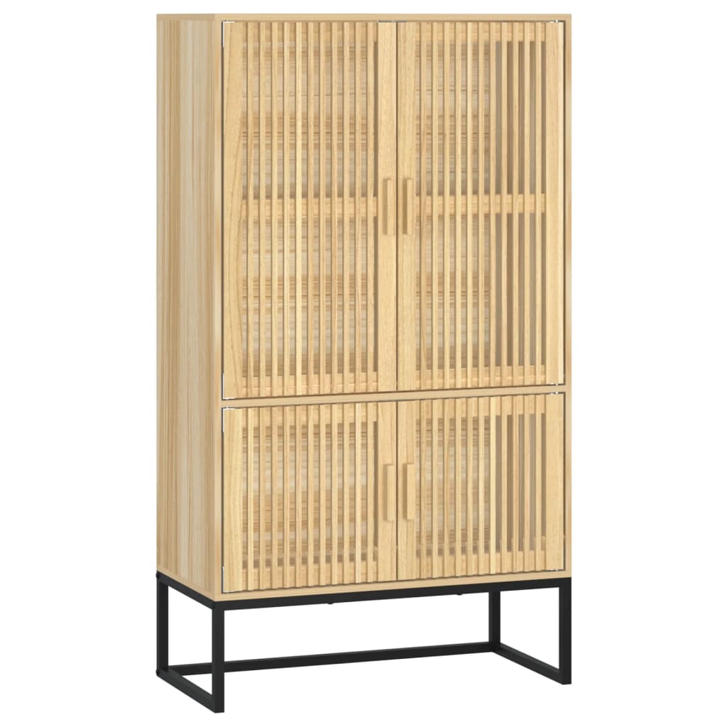 Hoge kast 70x35x125 cm bewerkt hout is nu te koop bij PeponiXL, paradijselijk wonen!