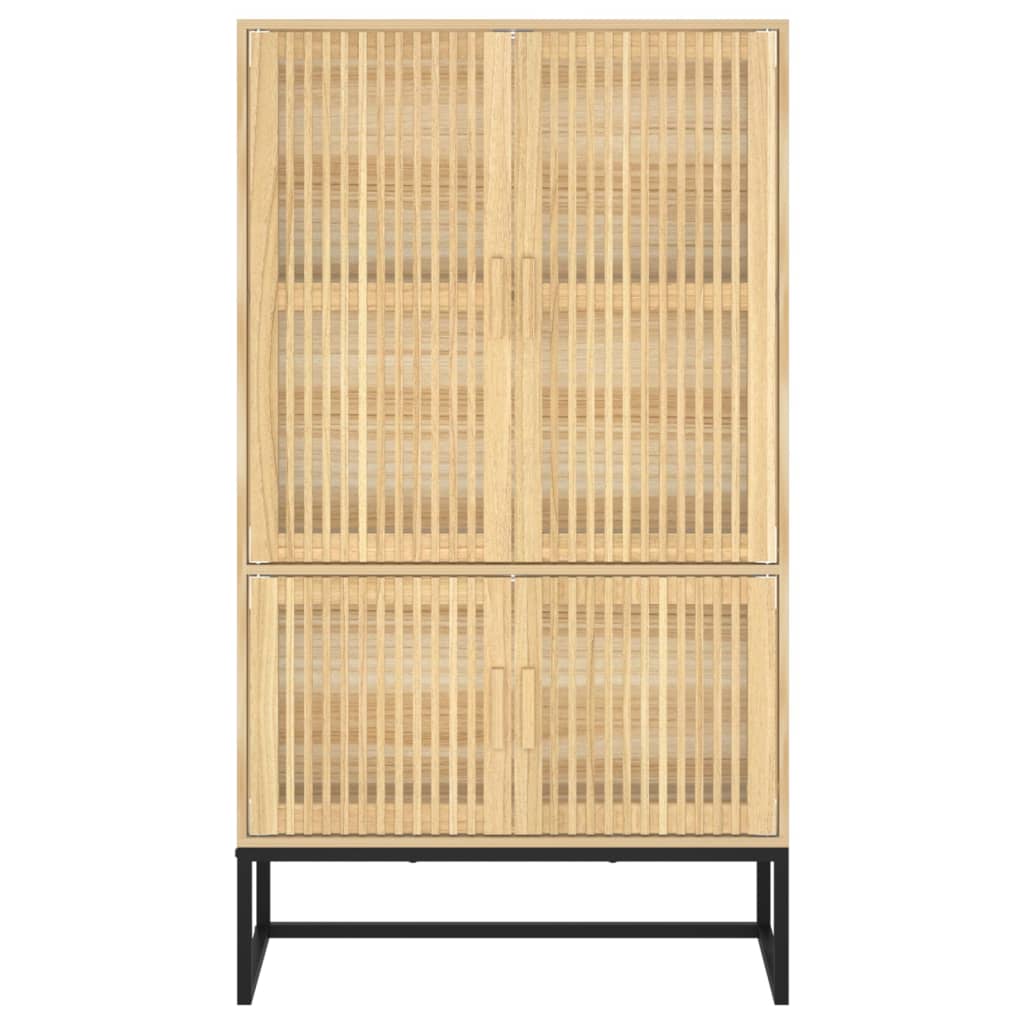 Hoge kast 70x35x125 cm bewerkt hout is nu te koop bij PeponiXL, paradijselijk wonen!