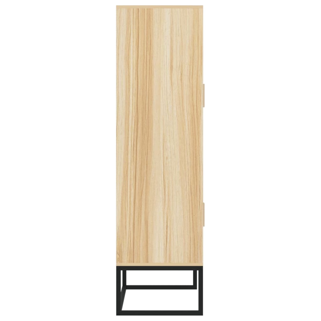 Hoge kast 70x35x125 cm bewerkt hout is nu te koop bij PeponiXL, paradijselijk wonen!