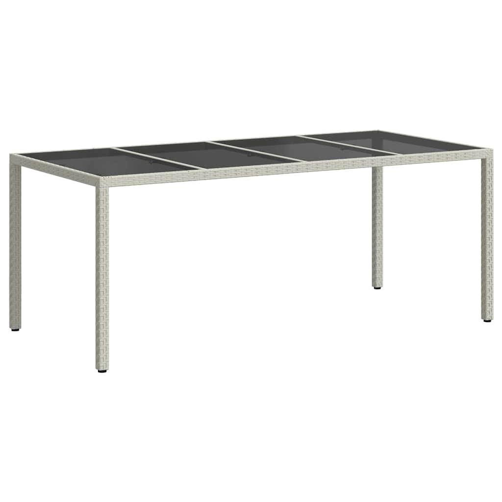 Tuinstafel Wit 190 x 90 x 75 cm poly rattan is nu te koop bij PeponiXL, paradijselijk wonen!