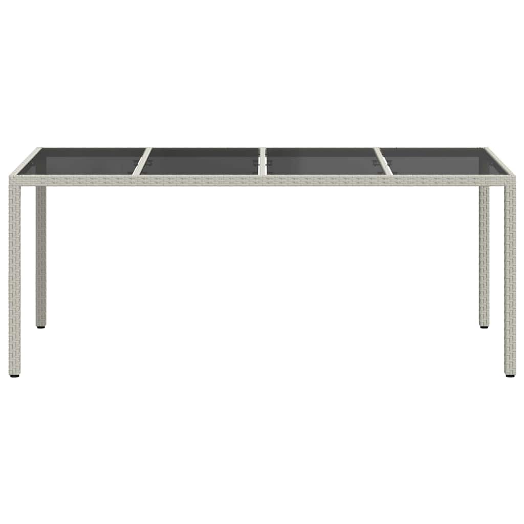 Tuinstafel Wit 190 x 90 x 75 cm poly rattan is nu te koop bij PeponiXL, paradijselijk wonen!