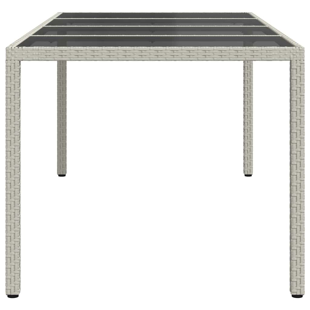 Tuinstafel Wit 190 x 90 x 75 cm poly rattan is nu te koop bij PeponiXL, paradijselijk wonen!