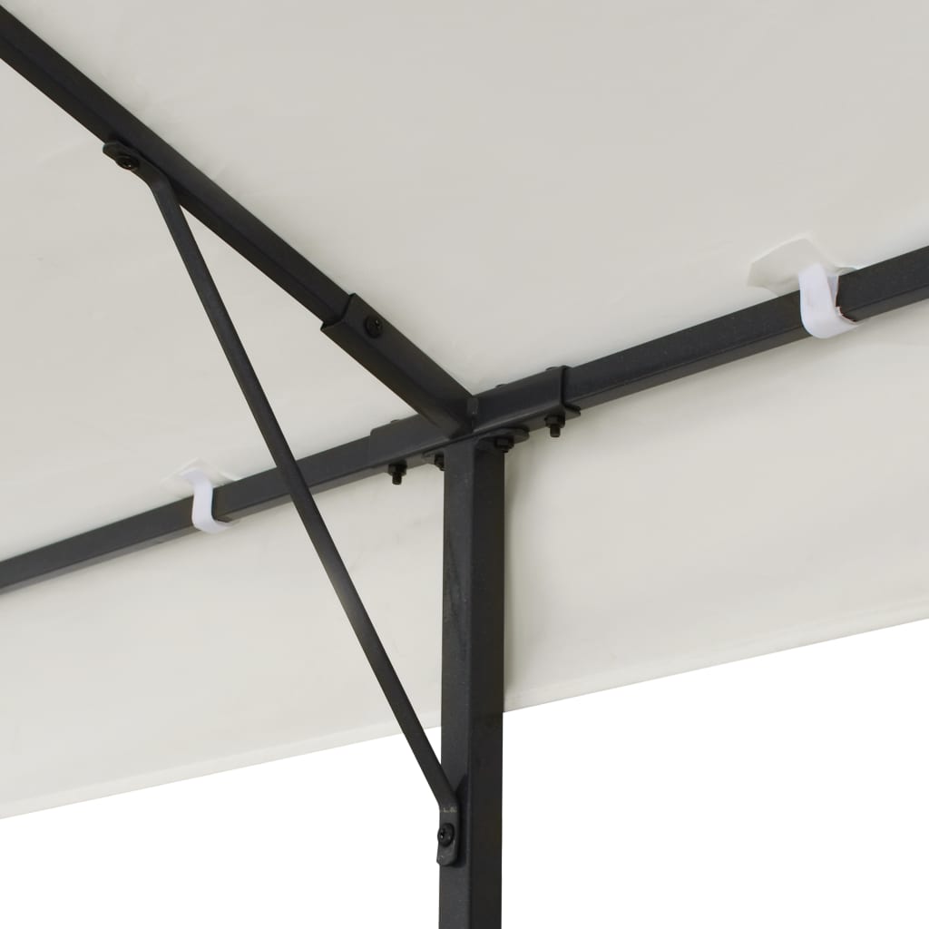Prieel met dubbel dak 6x3 m wit is nu te koop bij PeponiXL, paradijselijk wonen!