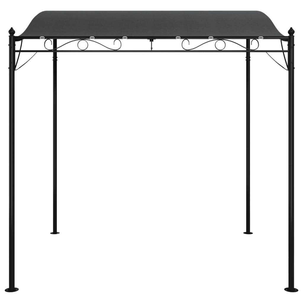 Luifel 2x2,3 m 180 g/m² stof en staal antracietkleurig is nu te koop bij PeponiXL, paradijselijk wonen!