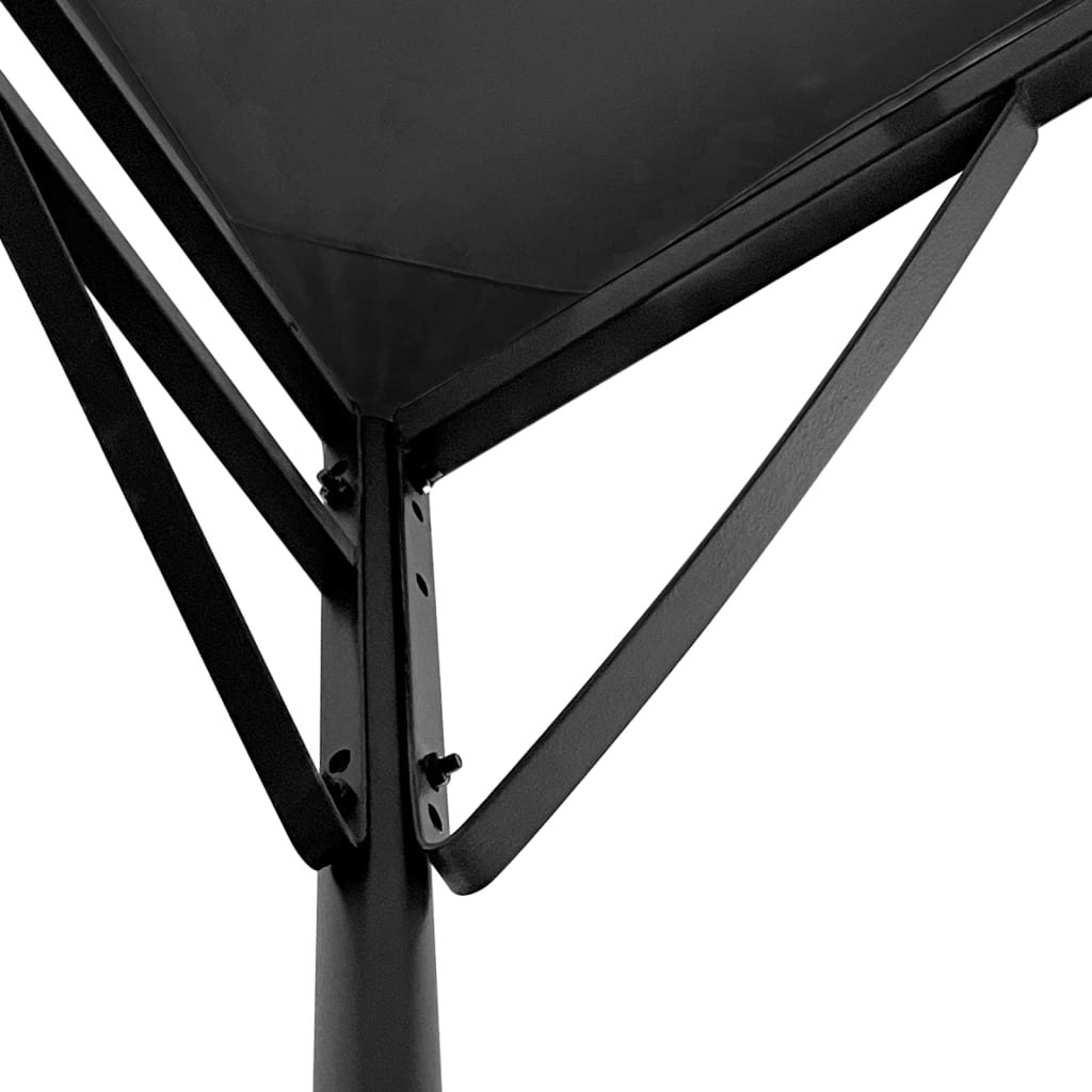 Luifel 2x2,3 m 180 g/m² stof en staal antracietkleurig is nu te koop bij PeponiXL, paradijselijk wonen!