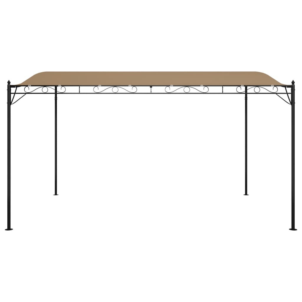 Luifel 4x3 m 180 g/m² stof en staal taupe is nu te koop bij PeponiXL, paradijselijk wonen!