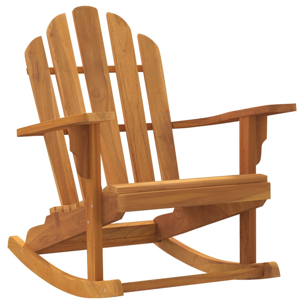Schommelstoelen 2 st Adirondack 79x100x103 cm massief teakhout is nu te koop bij PeponiXL, paradijselijk wonen!