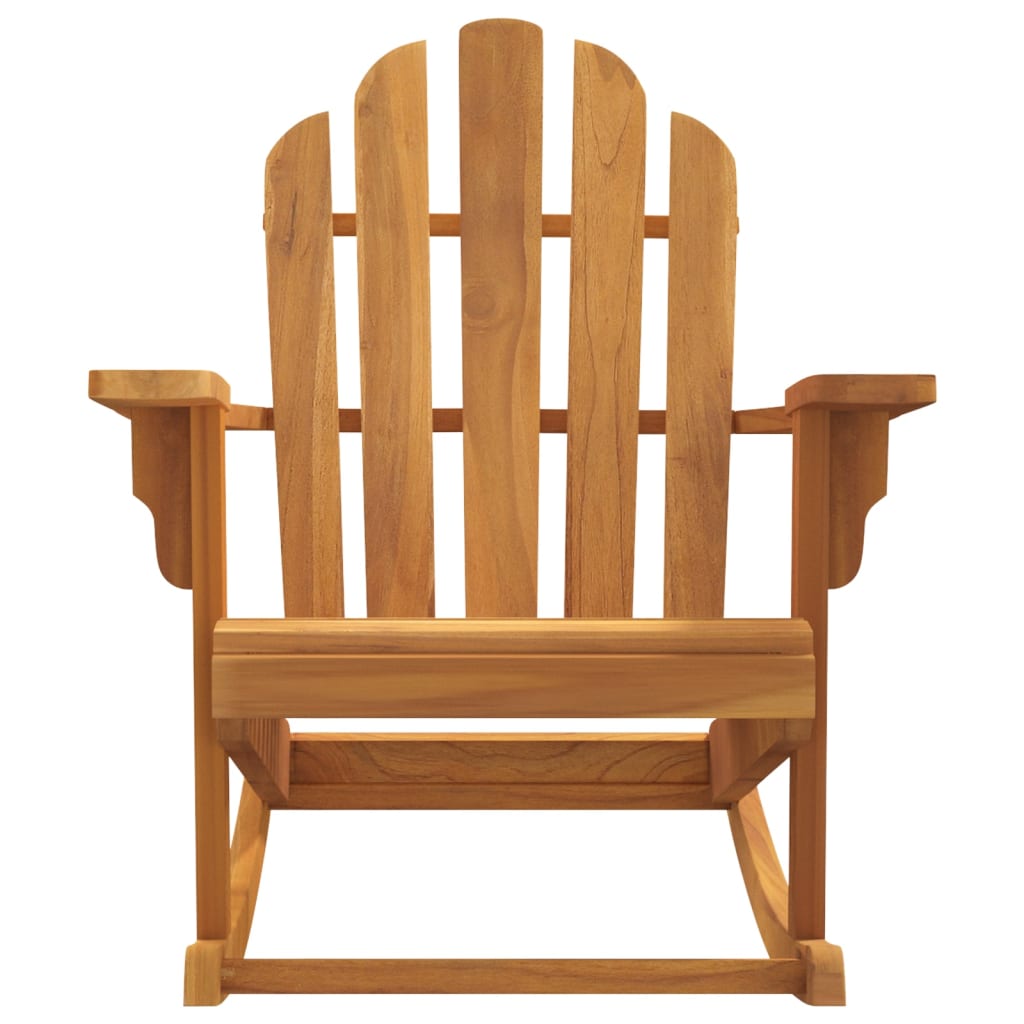 Schommelstoelen 2 st Adirondack 79x100x103 cm massief teakhout is nu te koop bij PeponiXL, paradijselijk wonen!
