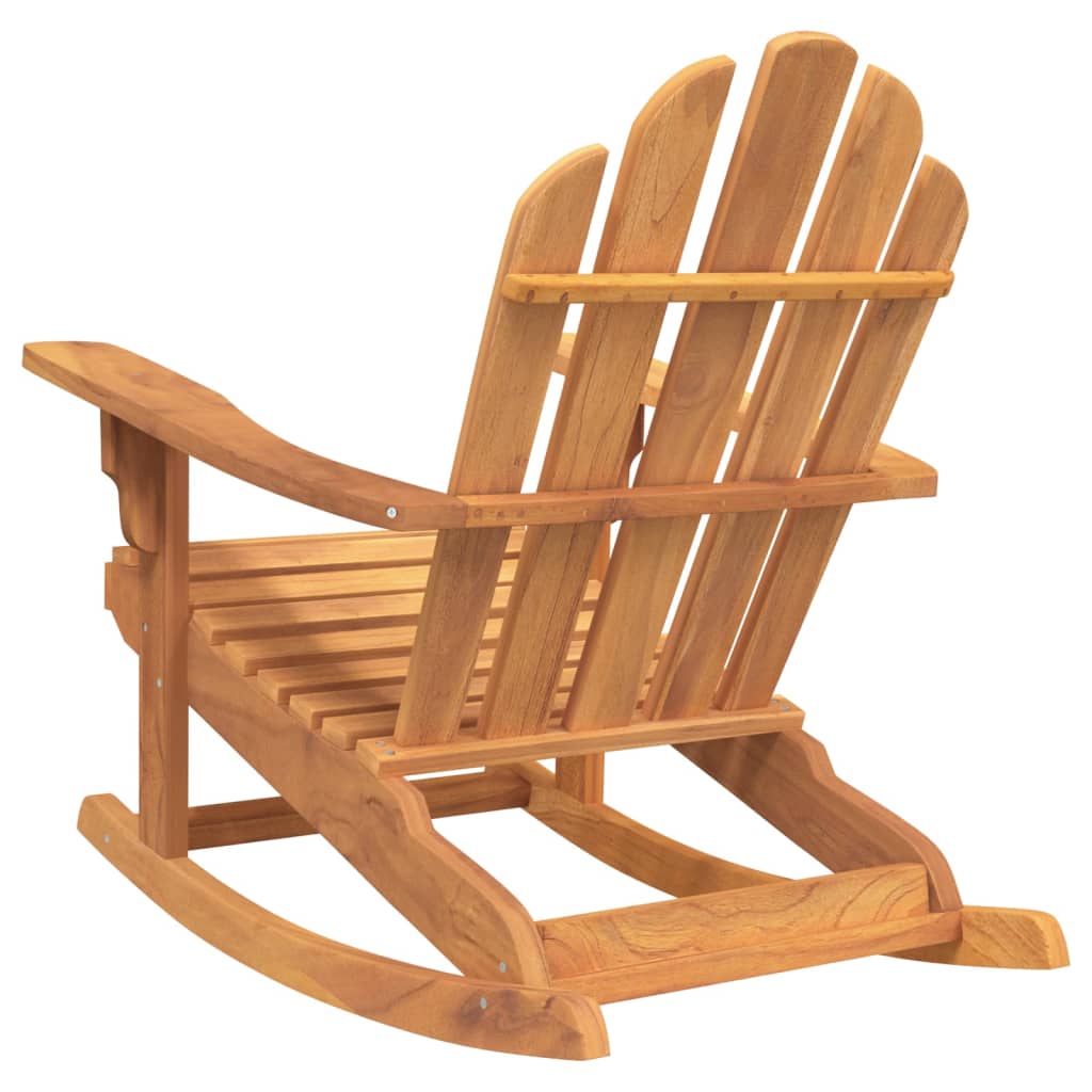 Schommelstoelen 2 st Adirondack 79x100x103 cm massief teakhout is nu te koop bij PeponiXL, paradijselijk wonen!
