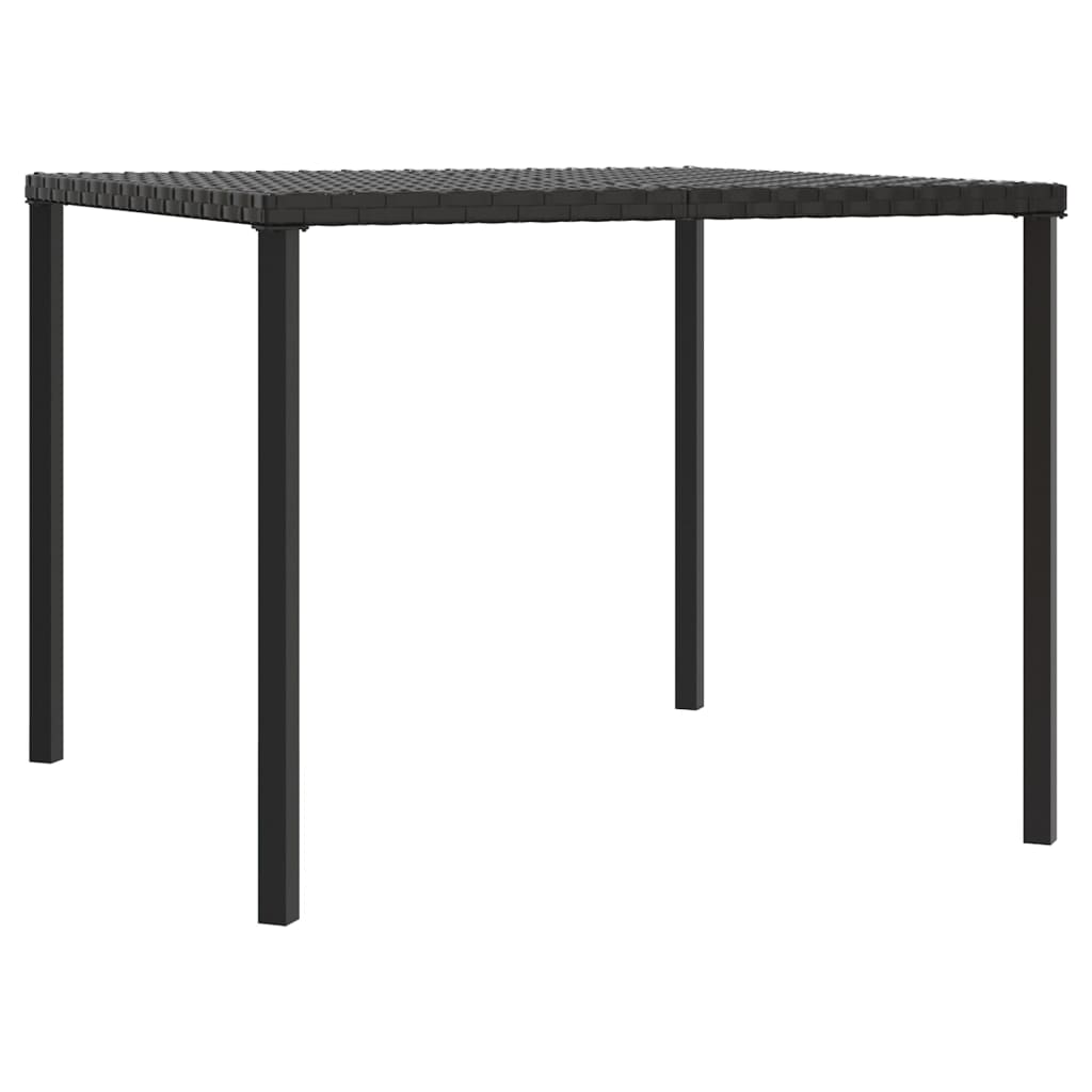 2-delige Tuinset met kussens poly rattan zwart is nu te koop bij PeponiXL, paradijselijk wonen!