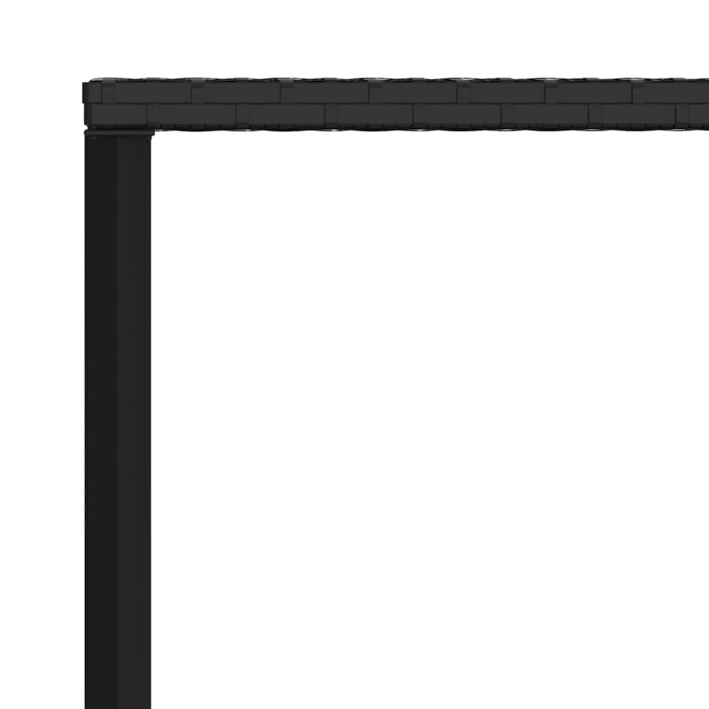 2-delige Tuinset met kussens poly rattan zwart is nu te koop bij PeponiXL, paradijselijk wonen!