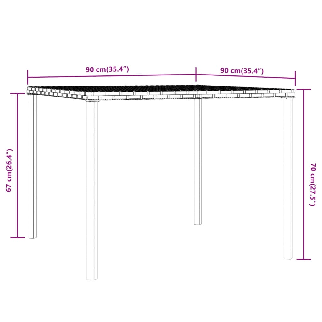 2-delige Tuinset met kussens poly rattan zwart is nu te koop bij PeponiXL, paradijselijk wonen!