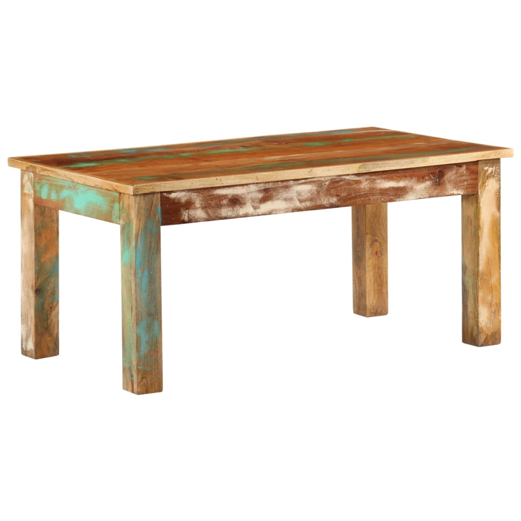 Salontafel 100x55x45 cm massief gerecycled hout is nu te koop bij PeponiXL, paradijselijk wonen!
