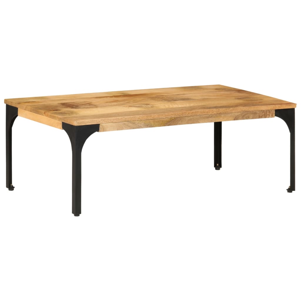 Salontafel 100x55x35 cm massief mangohout is nu te koop bij PeponiXL, paradijselijk wonen!
