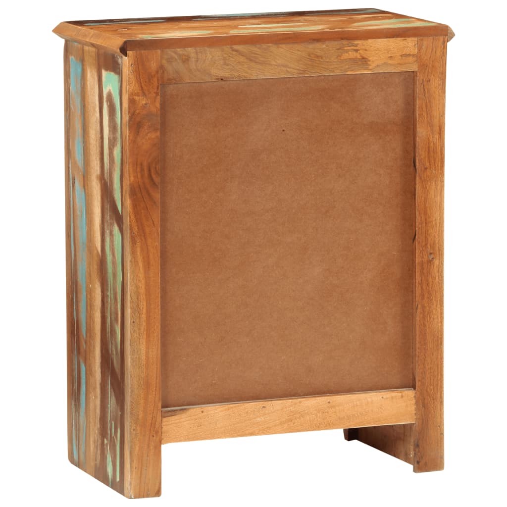 Dressoir met 2 deuren 55x30x70 cm massief gerecycled hout is nu te koop bij PeponiXL, paradijselijk wonen!