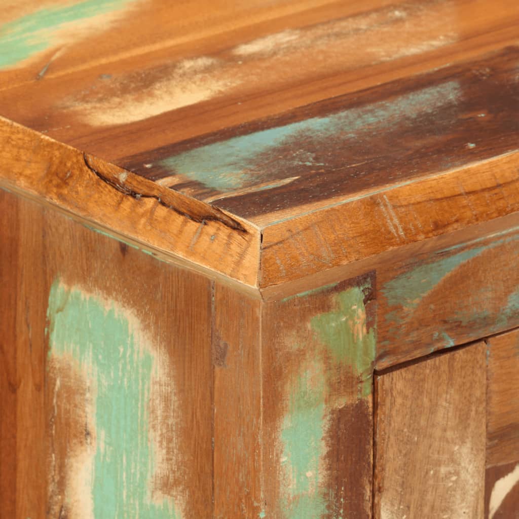 Dressoir met 2 deuren 55x30x70 cm massief gerecycled hout is nu te koop bij PeponiXL, paradijselijk wonen!