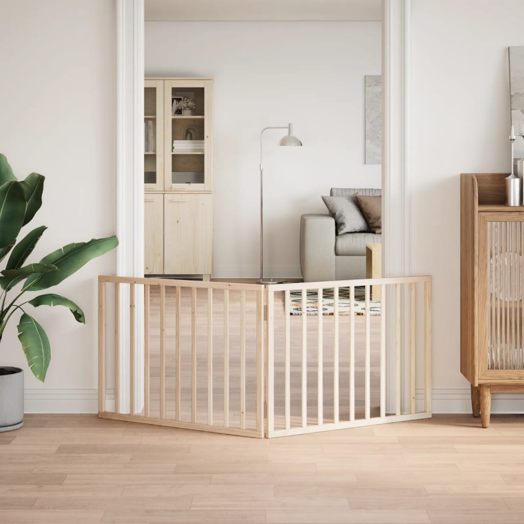 Hondenhek opvouwbaar 2 panelen 160 cm populierenhout is nu te koop bij PeponiXL, paradijselijk wonen!