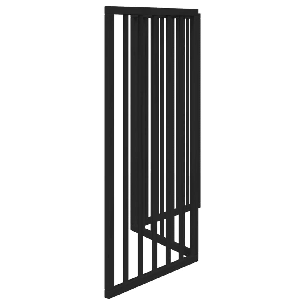 Hondenhek inklapbaar 3 panelen 150 cm populierenhout zwart is nu te koop bij PeponiXL, paradijselijk wonen!