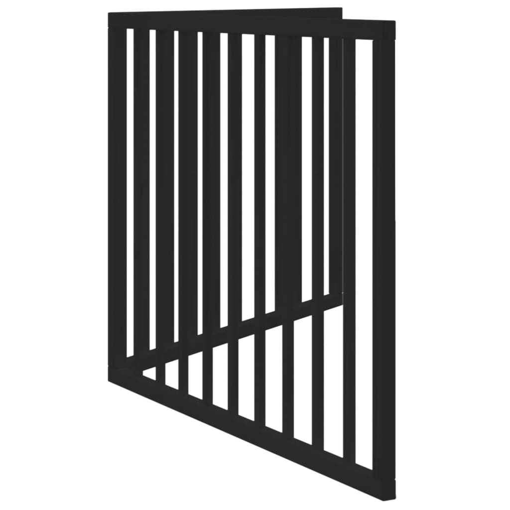 Hondenhek opvouwbaar 2 panelen zwart 160 cm populierenhout is nu te koop bij PeponiXL, paradijselijk wonen!