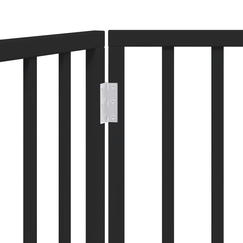 Hondenhek opvouwbaar 2 panelen zwart 160 cm populierenhout is nu te koop bij PeponiXL, paradijselijk wonen!