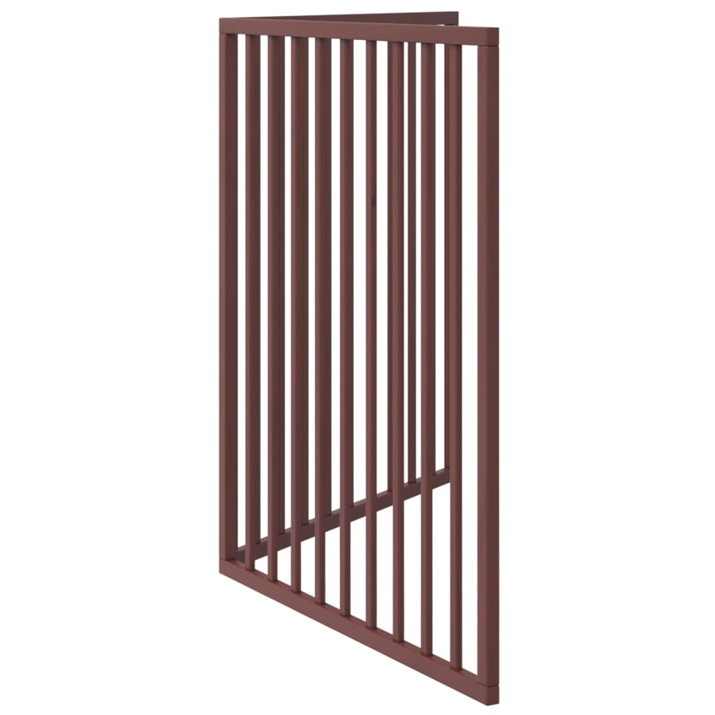 Hondenhek inklapbaar 2 panelen 160 cm populierenhout bruin is nu te koop bij PeponiXL, paradijselijk wonen!