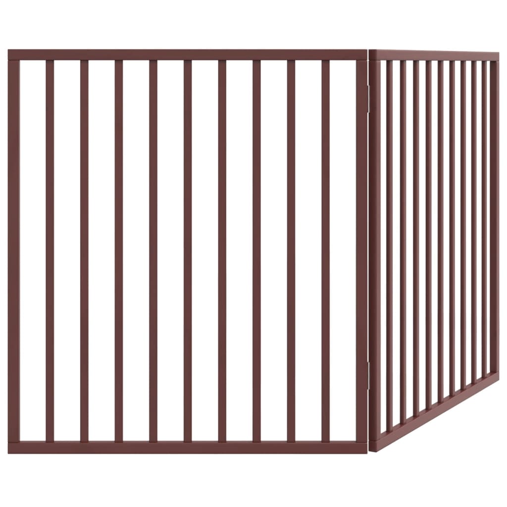 Hondenhek inklapbaar 2 panelen 160 cm populierenhout bruin is nu te koop bij PeponiXL, paradijselijk wonen!