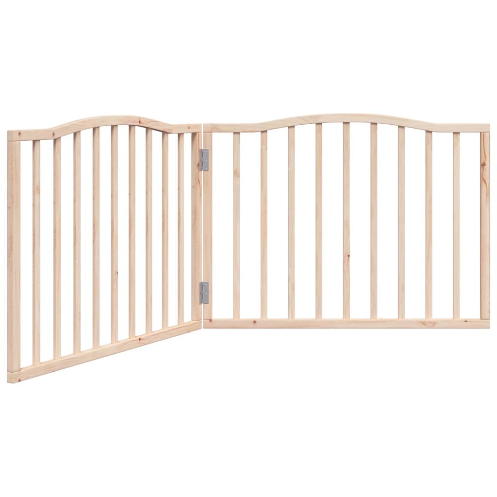 Hondenhek inklapbaar 2 panelen 160 cm populierenhout is nu te koop bij PeponiXL, paradijselijk wonen!