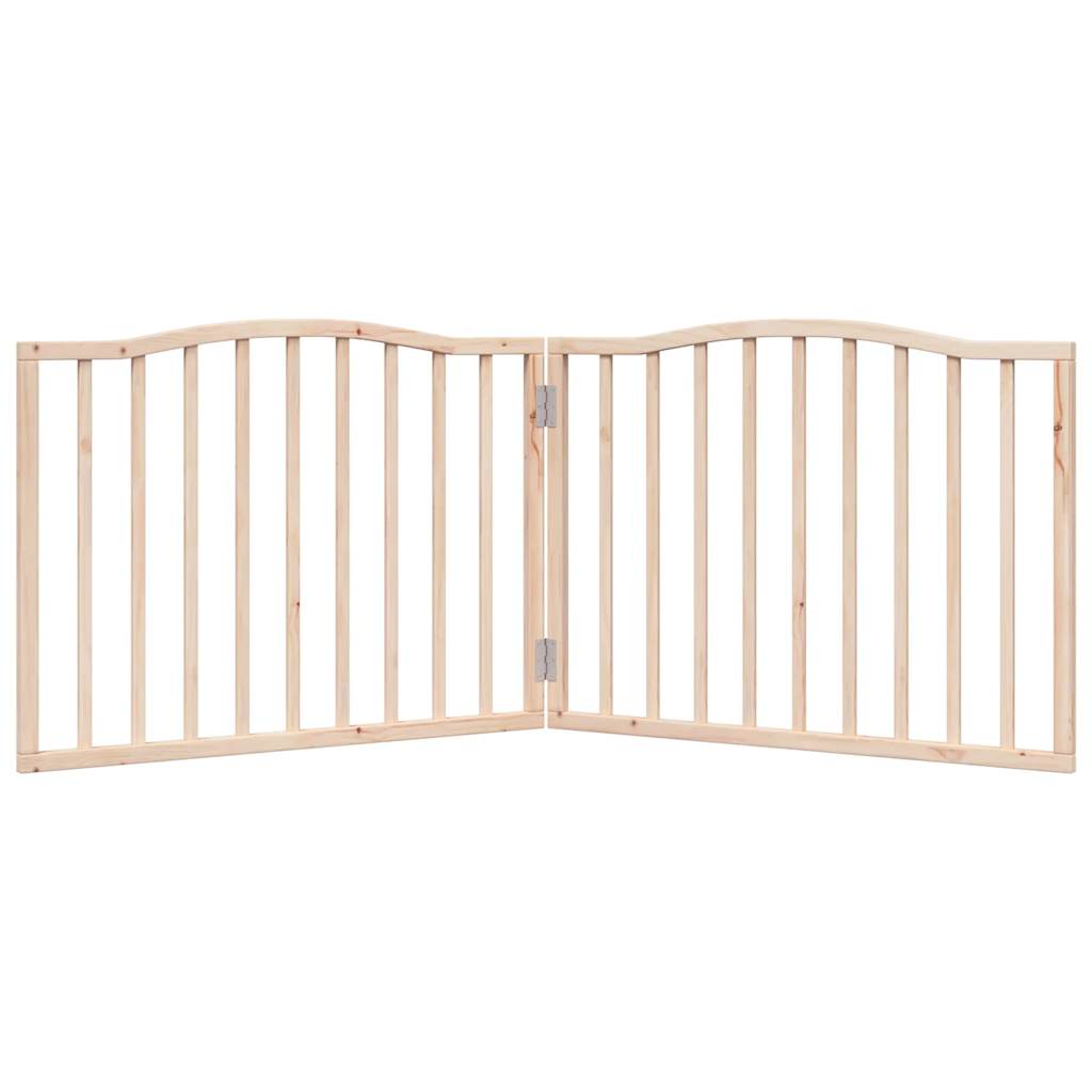 Hondenhek inklapbaar 2 panelen 160 cm populierenhout is nu te koop bij PeponiXL, paradijselijk wonen!