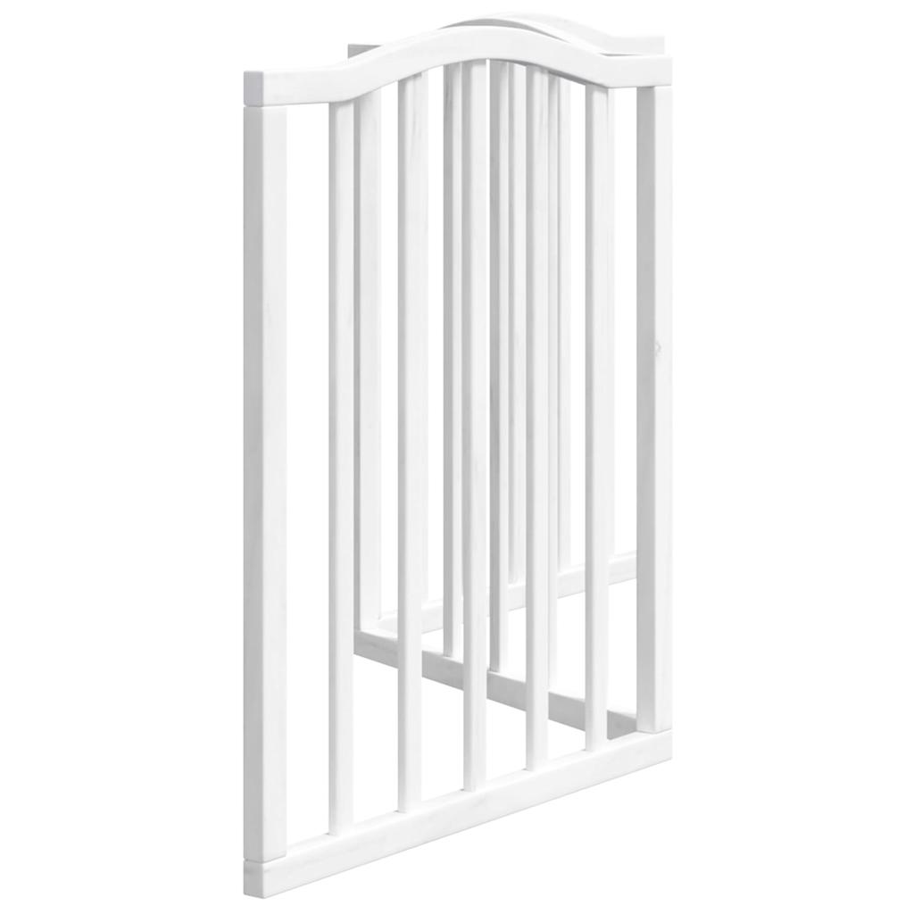 Hondenhek inklapbaar 3 panelen 150 cm populierenhout wit is nu te koop bij PeponiXL, paradijselijk wonen!
