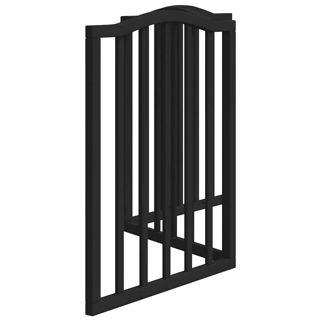 Hondenhek inklapbaar 3 panelen 150 cm populierenhout zwart is nu te koop bij PeponiXL, paradijselijk wonen!