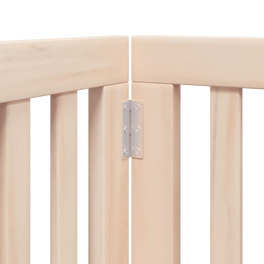 Hondenhek met deur opvouwbaar 6 panelen 300 cm populierenhout is nu te koop bij PeponiXL, paradijselijk wonen!