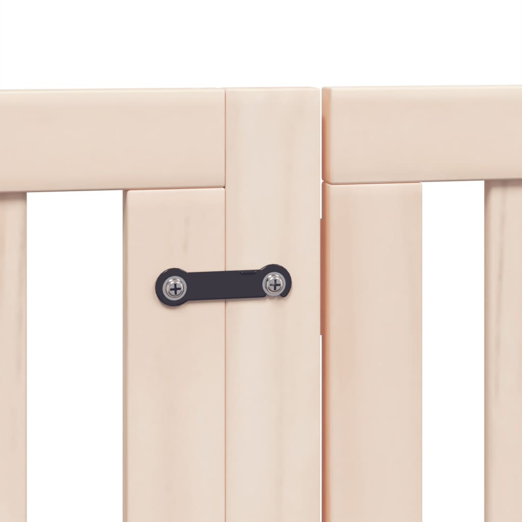 Hondenhek met deur opvouwbaar 6 panelen 300 cm populierenhout is nu te koop bij PeponiXL, paradijselijk wonen!