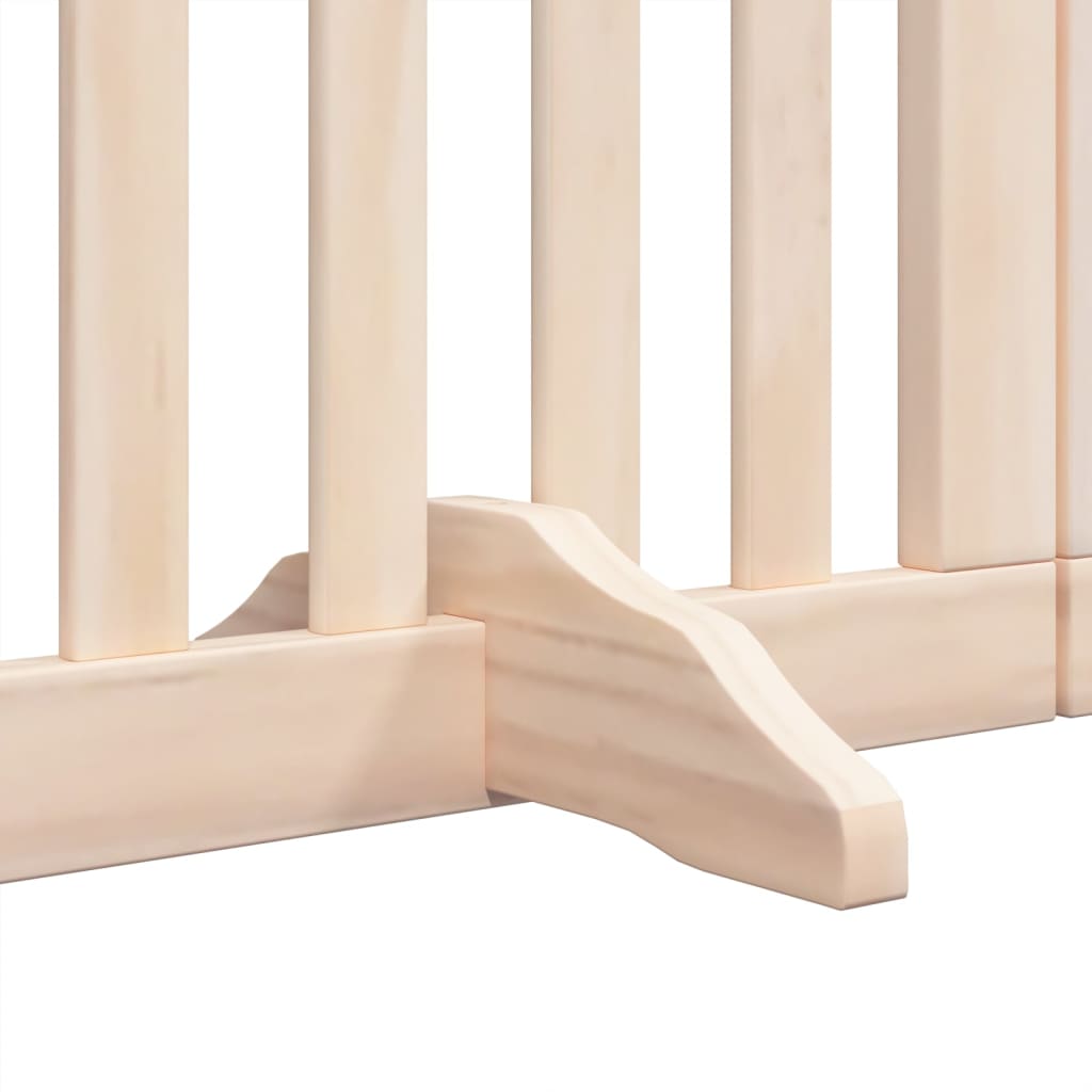 Hondenhek met deur opvouwbaar 6 panelen 300 cm populierenhout is nu te koop bij PeponiXL, paradijselijk wonen!