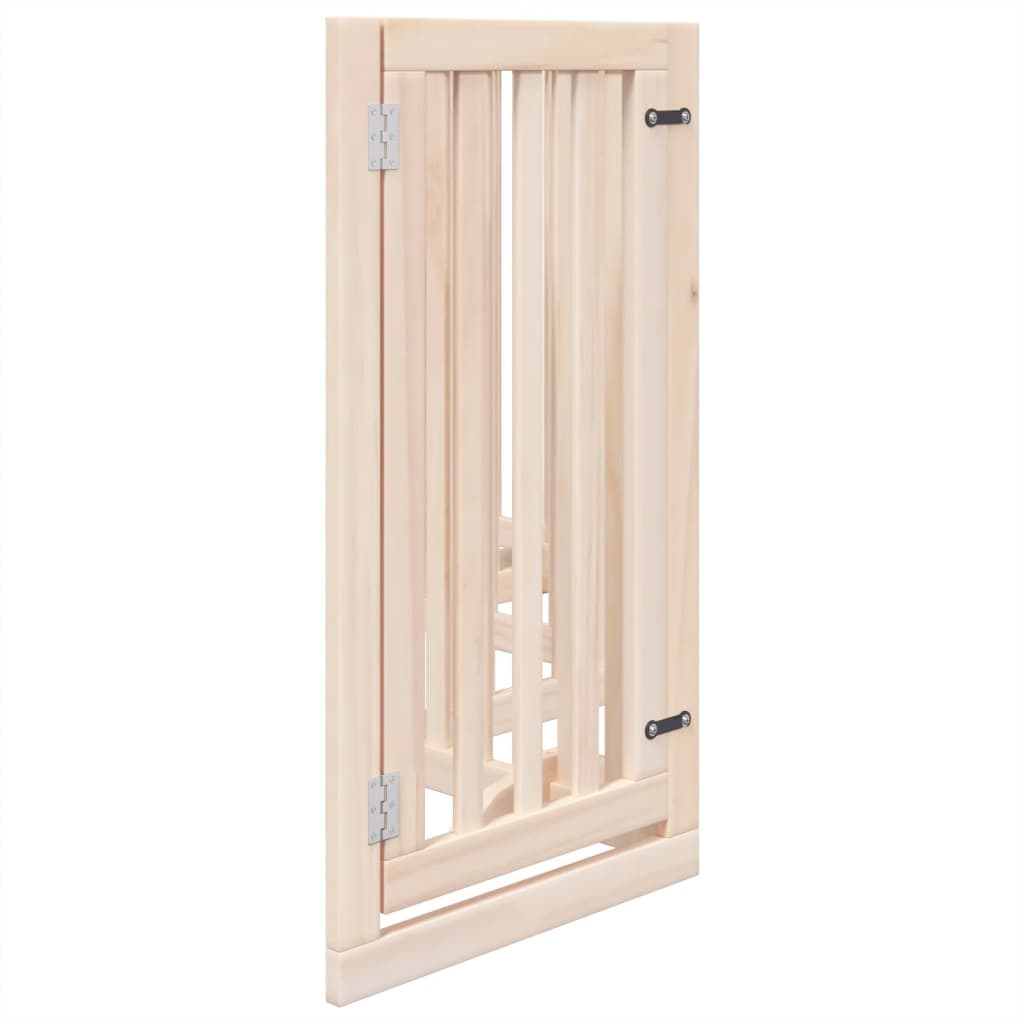 Hondenhek met deur opvouwbaar 6 panelen 300 cm populierenhout is nu te koop bij PeponiXL, paradijselijk wonen!