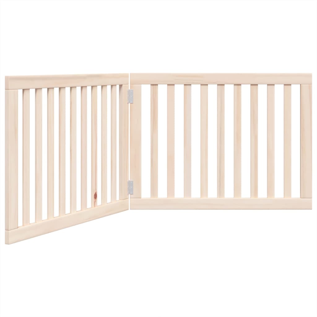 Hondenhek opvouwbaar 2 panelen 160 cm populierenhout is nu te koop bij PeponiXL, paradijselijk wonen!