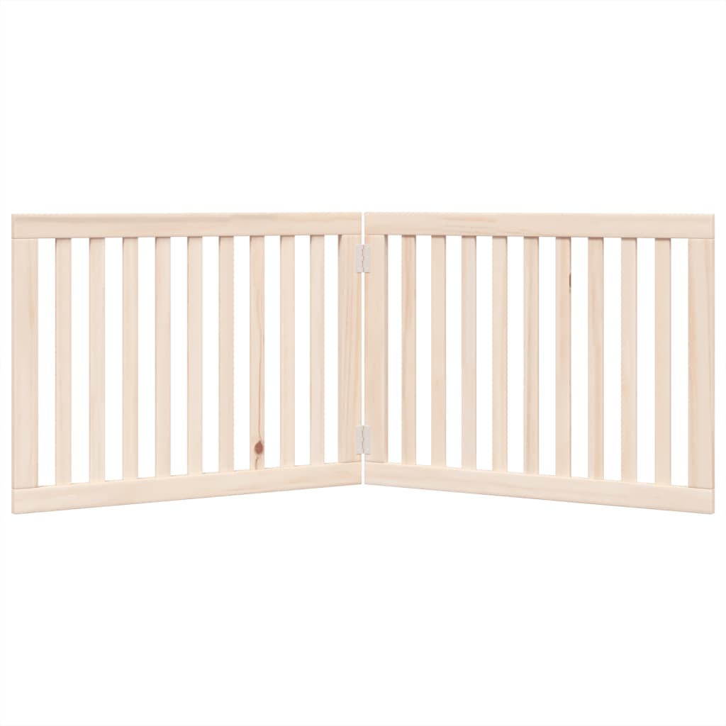 Hondenhek opvouwbaar 2 panelen 160 cm populierenhout is nu te koop bij PeponiXL, paradijselijk wonen!
