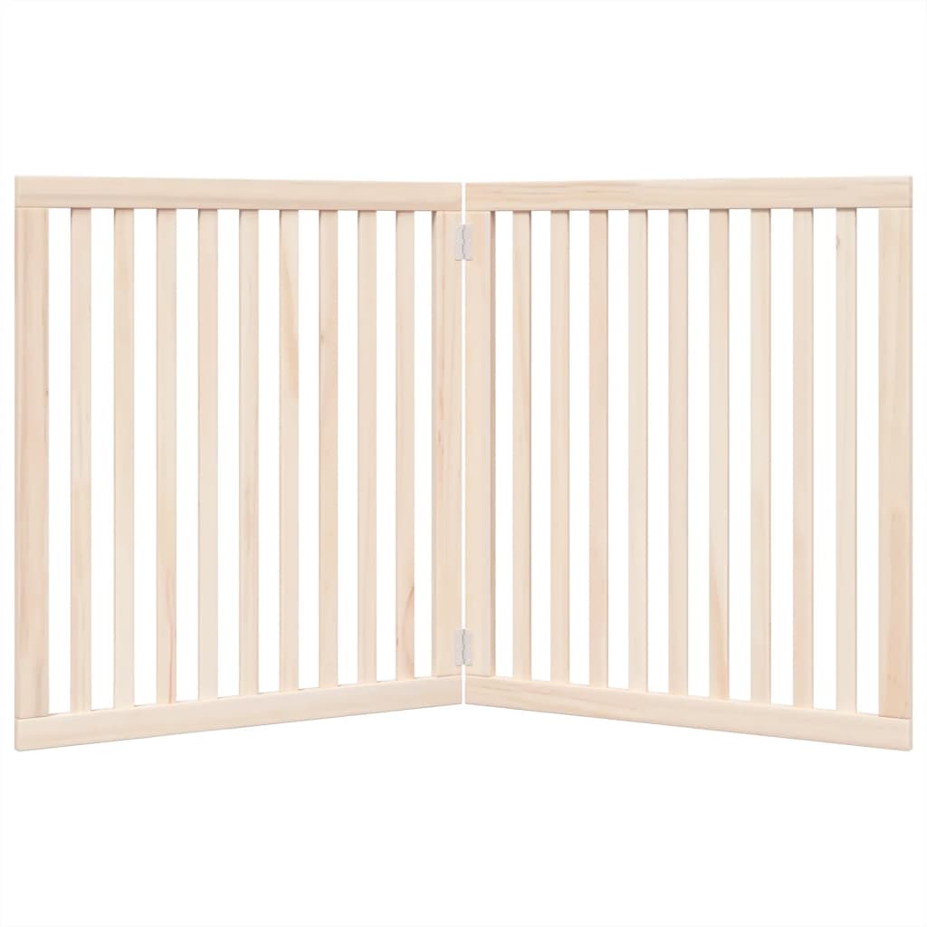 Hondenhek inklapbaar 2 panelen 160 cm populierenhout is nu te koop bij PeponiXL, paradijselijk wonen!