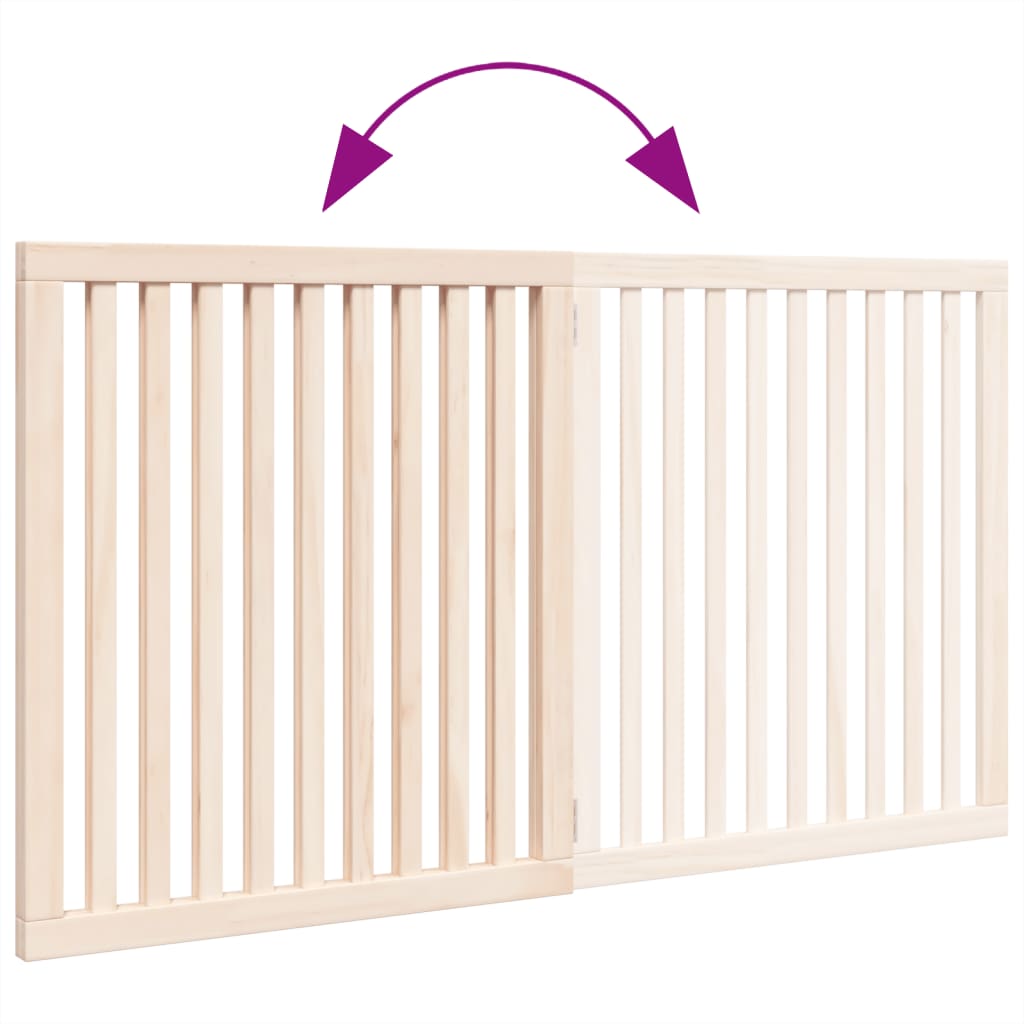 Hondenhek inklapbaar 2 panelen 160 cm populierenhout is nu te koop bij PeponiXL, paradijselijk wonen!