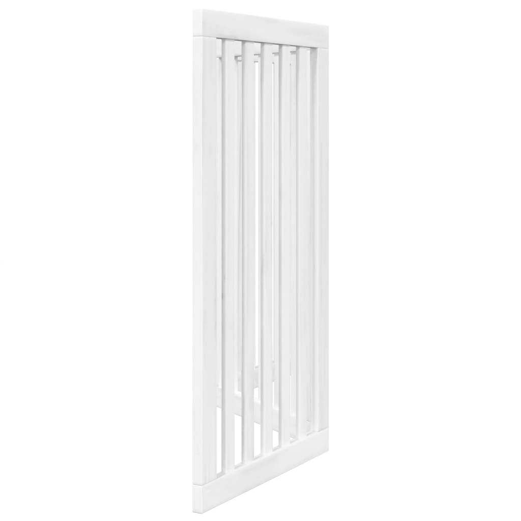 Hondenhek inklapbaar 3 panelen 150 cm populierenhout wit is nu te koop bij PeponiXL, paradijselijk wonen!
