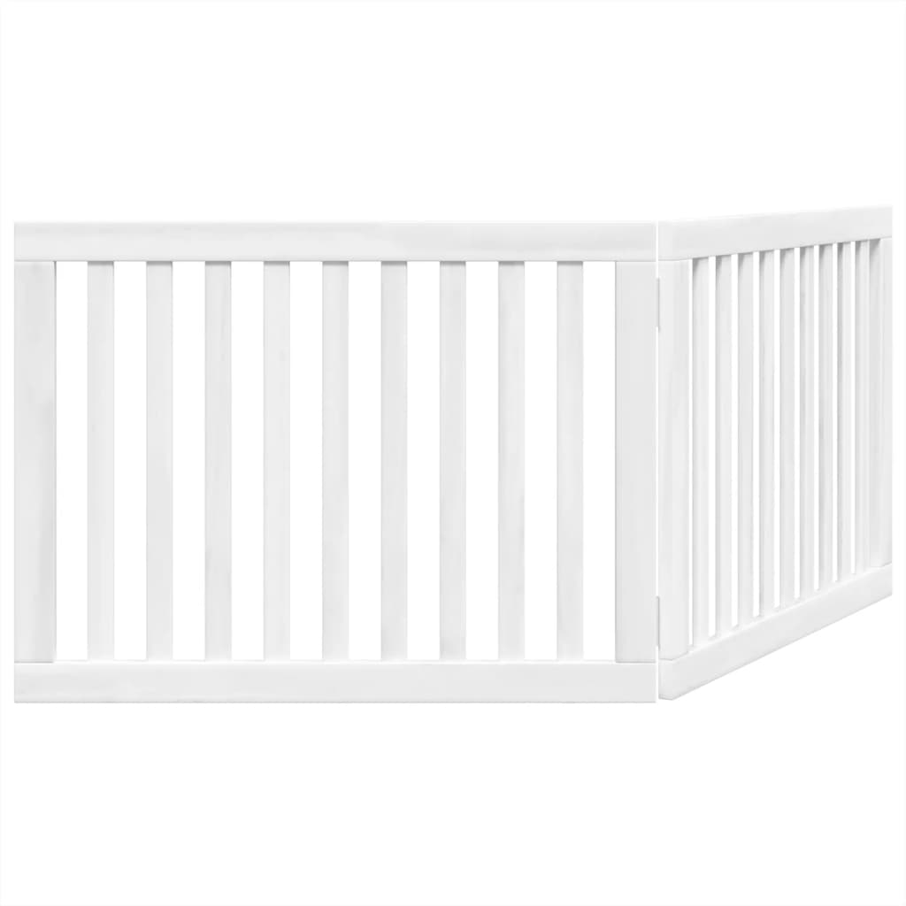 Hondenhek inklapbaar 2 panelen 160 cm populierenhout wit is nu te koop bij PeponiXL, paradijselijk wonen!