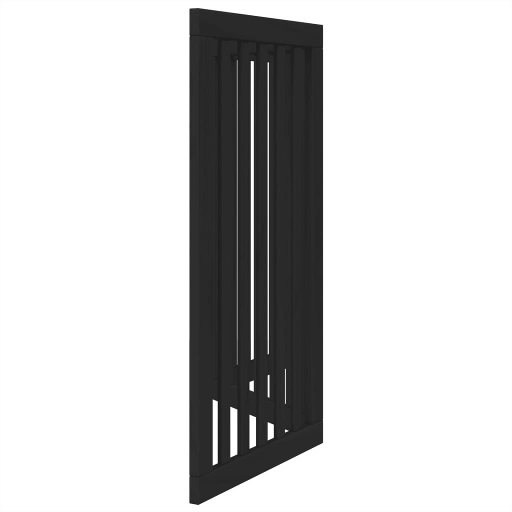 Hondenhek inklapbaar 3 panelen 150 cm populierenhout zwart is nu te koop bij PeponiXL, paradijselijk wonen!