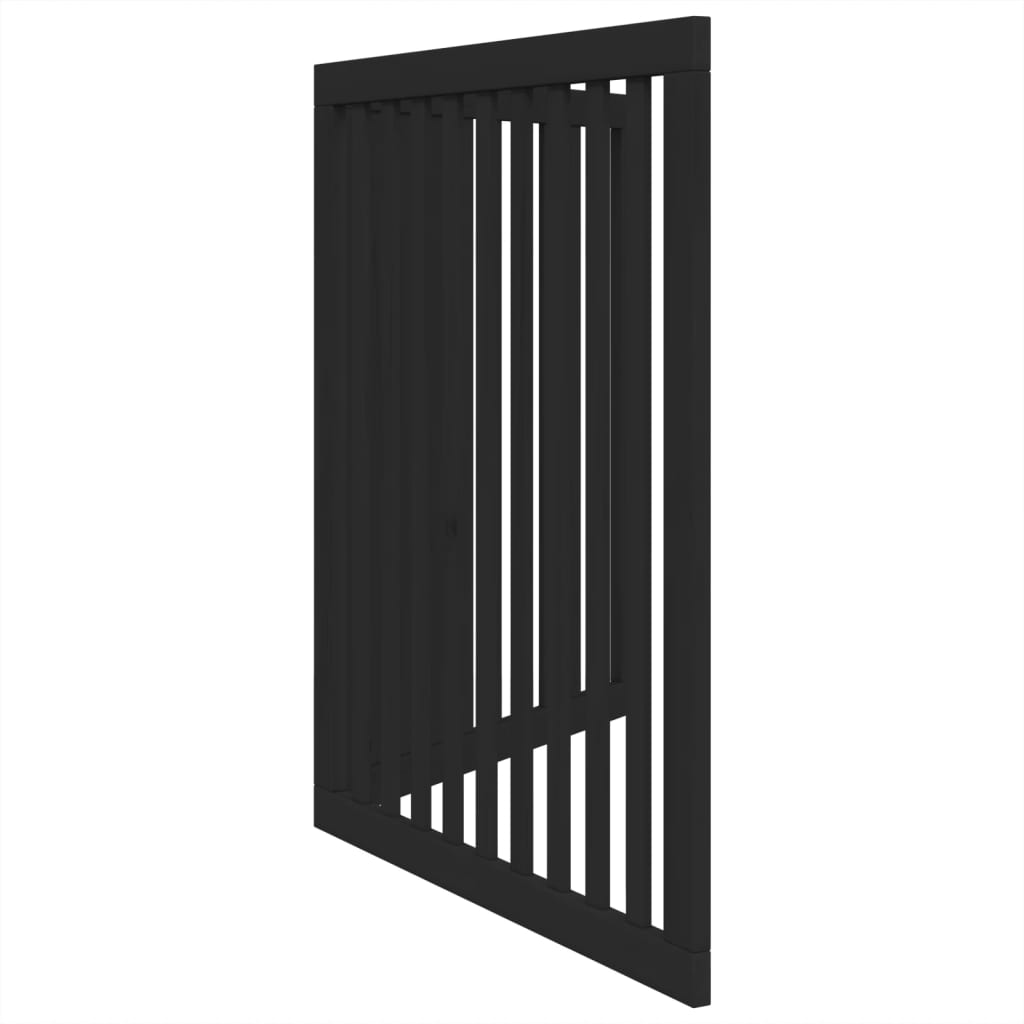 Hondenhek inklapbaar 2 panelen 160 cm populierenhout zwart is nu te koop bij PeponiXL, paradijselijk wonen!