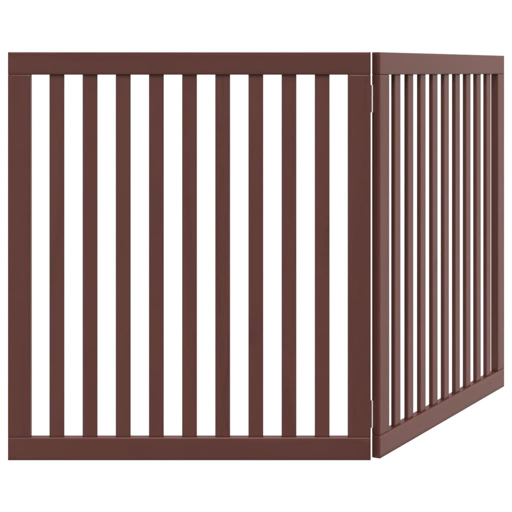 Hondenhek inklapbaar 2 panelen 160 cm populierenhout bruin is nu te koop bij PeponiXL, paradijselijk wonen!
