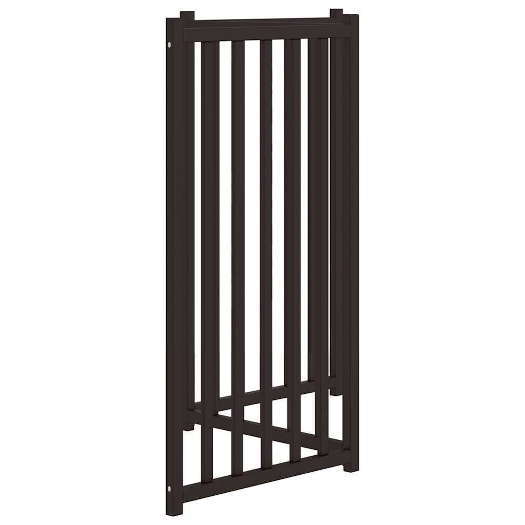 Hondenhek inklapbaar 3 panelen 150 cm massief vurenhout zwart is nu te koop bij PeponiXL, paradijselijk wonen!